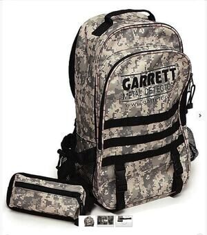 Garrett All-Purpose Camo Backpack With Pouch, Hunting, Hiking Military Outdoor